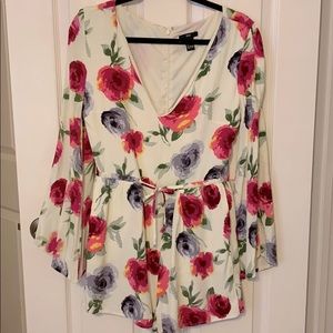 Forever 21 Floral Romper